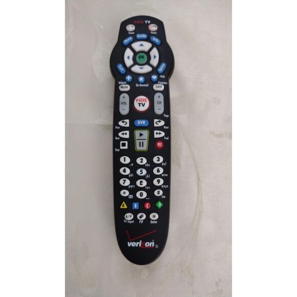 Verizon FiOS TV Remote Control Black P265v4 RC VZ DVR Set Top Box Replacement - Picture 1 of 3